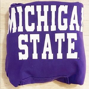 MICHIGAN purple hoodie